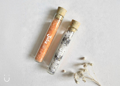 10x Buisje met badzout - Doopsuiker - Deugeniet - 100% afgewerkt