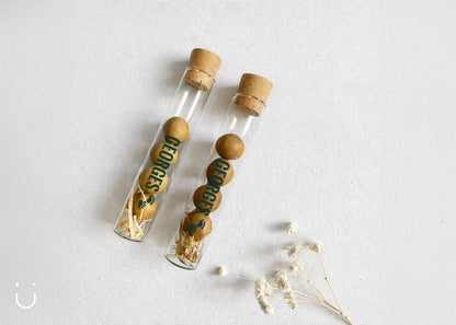 10x Buisje met bloembommetjes - Doopsuiker - Deugeniet - 100% afgewerkt