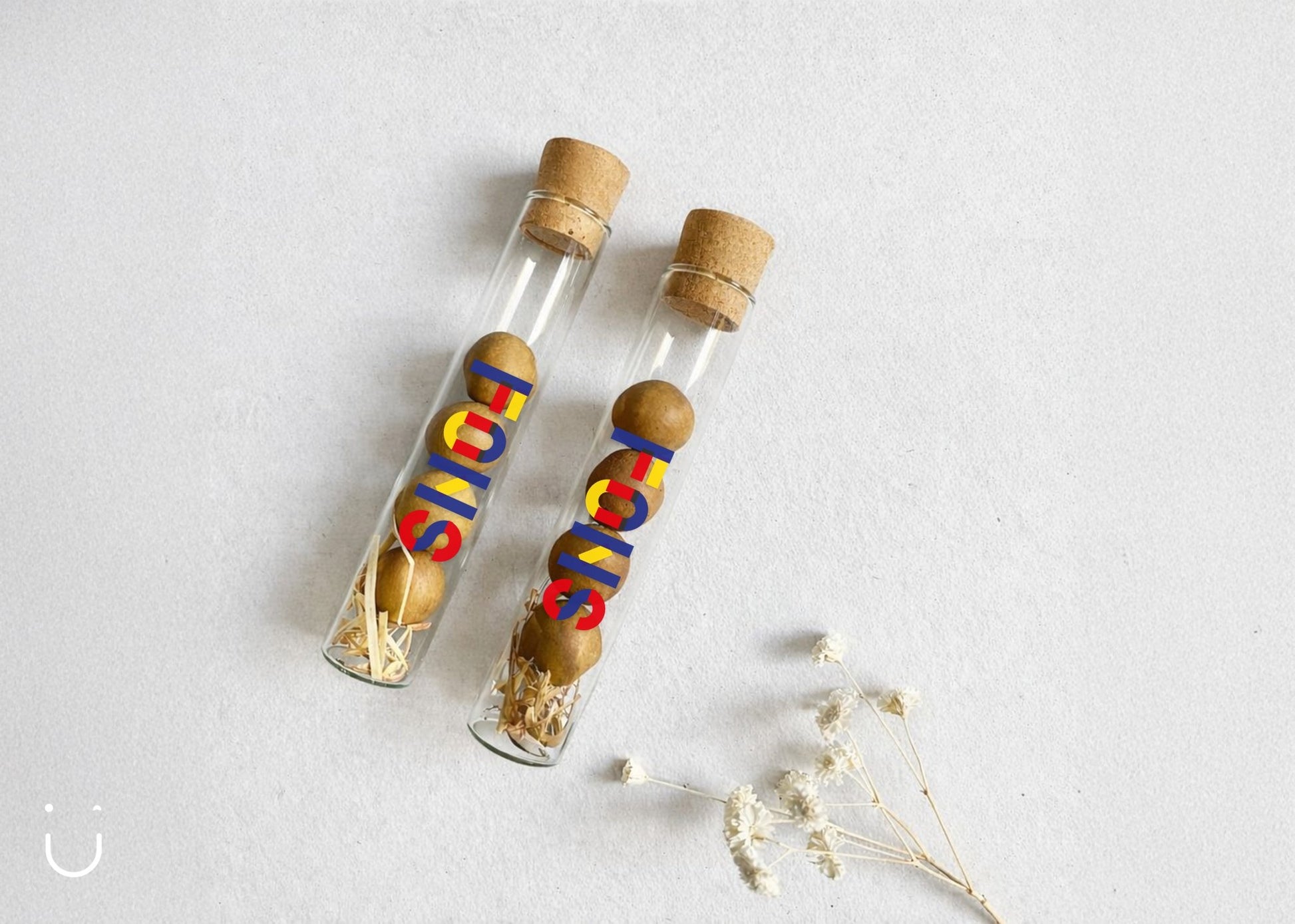 10x Buisje met bloembommetjes - Doopsuiker - Deugeniet - 100% afgewerkt