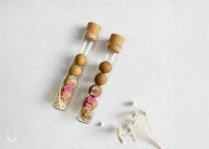 10x Buisje met bloembommetjes - Doopsuiker - Deugeniet - 100% afgewerkt