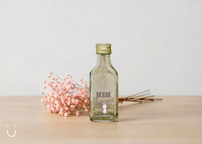 10x Flesje met naam - Doopsuiker - Deugeniet - Doopsuiker diy