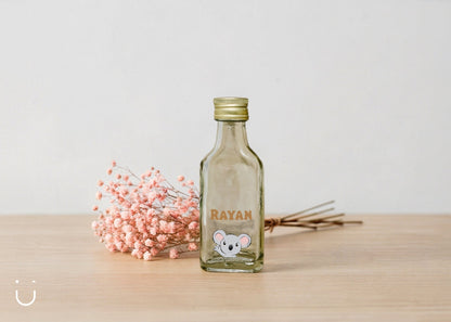 10x Flesje met naam - Doopsuiker - Deugeniet - Doopsuiker diy