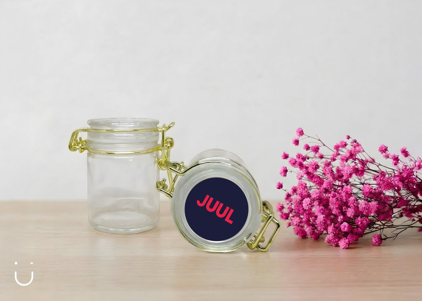 10x Glazen potje met naam - Doopsuiker - Deugeniet - Doopsuiker diy