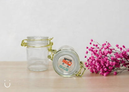 10x Glazen potje met naam - Doopsuiker - Deugeniet - Doopsuiker diy