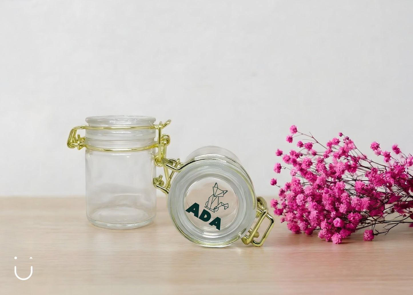 10x Glazen potje met naam - Doopsuiker - Deugeniet - Doopsuiker diy