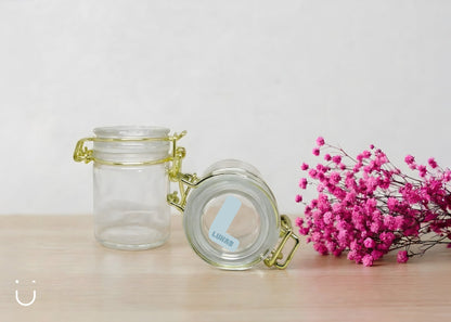 10x Glazen potje met naam - Doopsuiker - Deugeniet - Doopsuiker diy