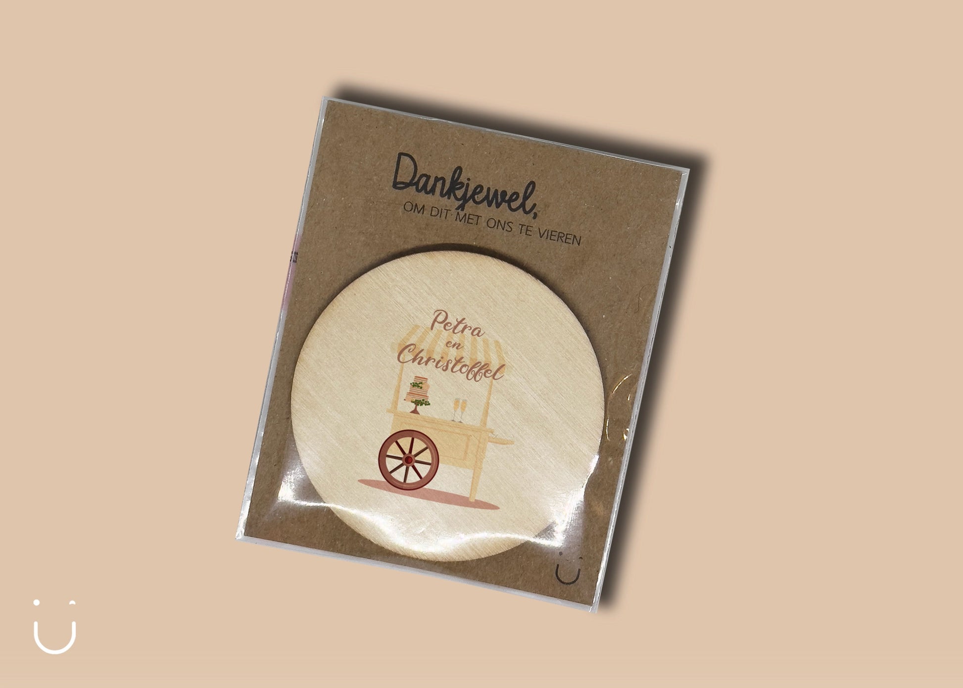 10x Houten magneetje - trouw - Deugeniet - Huwelijk bedankjes