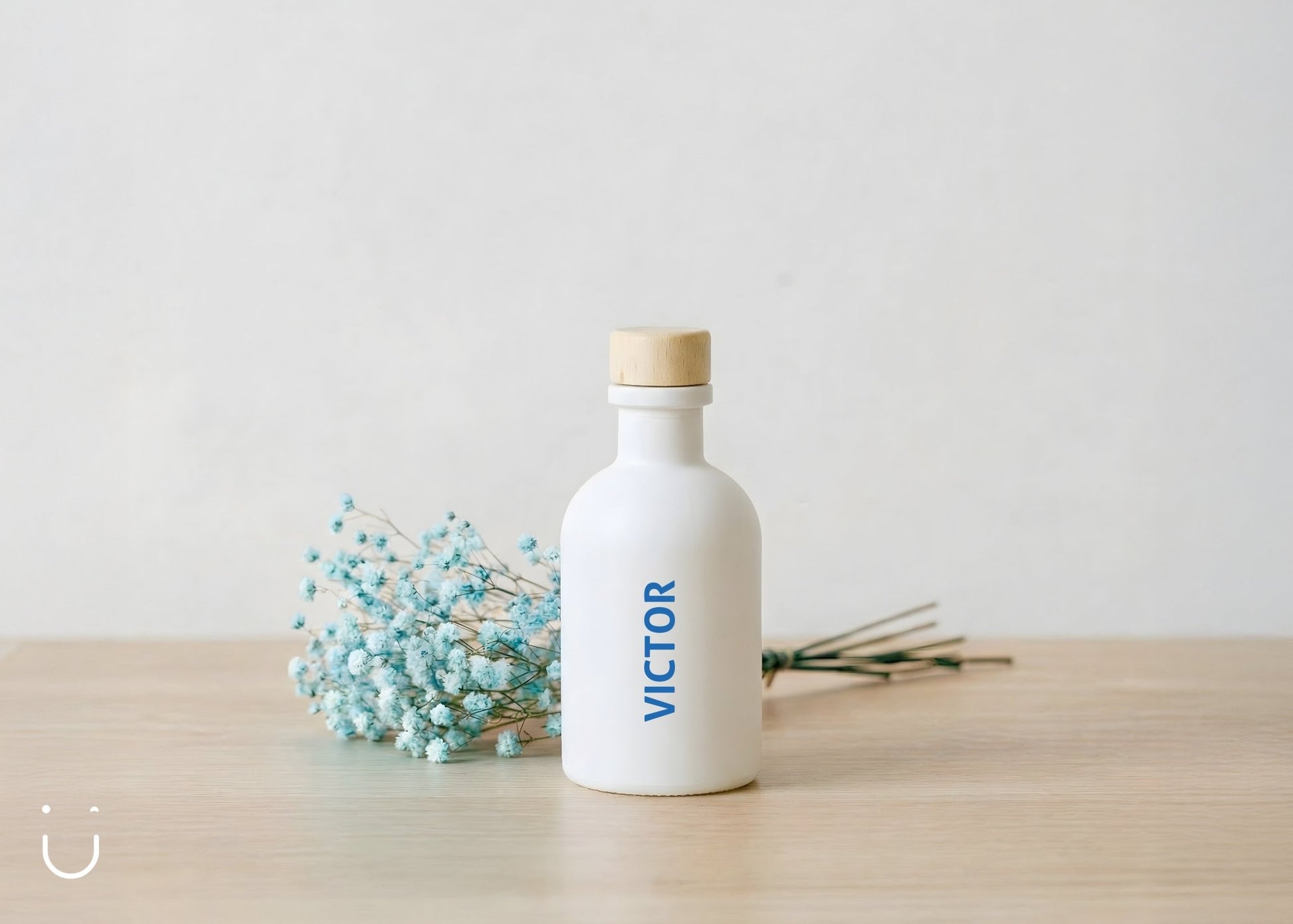 10x Luxe flesje met houten dop - Doopsuiker - Deugeniet - Doopsuiker diy