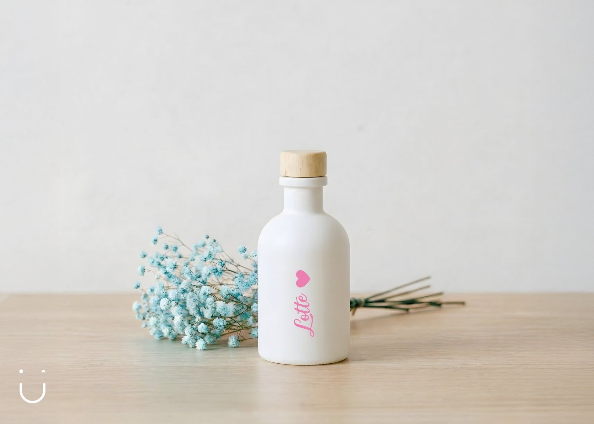 10x Luxe flesje met houten dop - Doopsuiker - Deugeniet - Doopsuiker diy