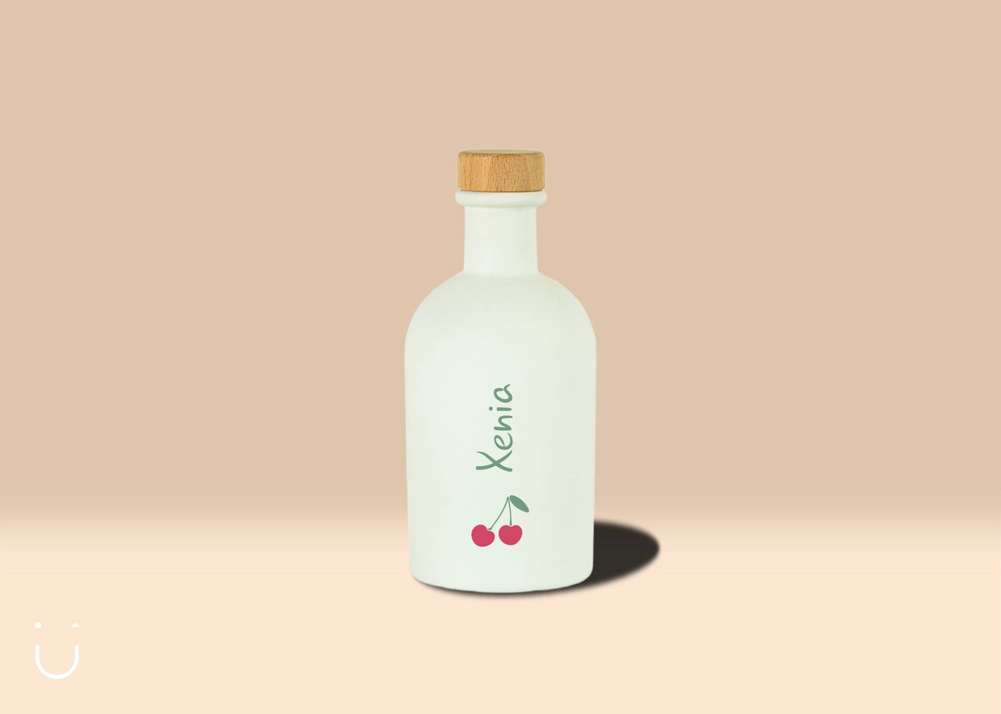 10x Luxe flesje met houten dop - Doopsuiker - Deugeniet - Doopsuiker diy