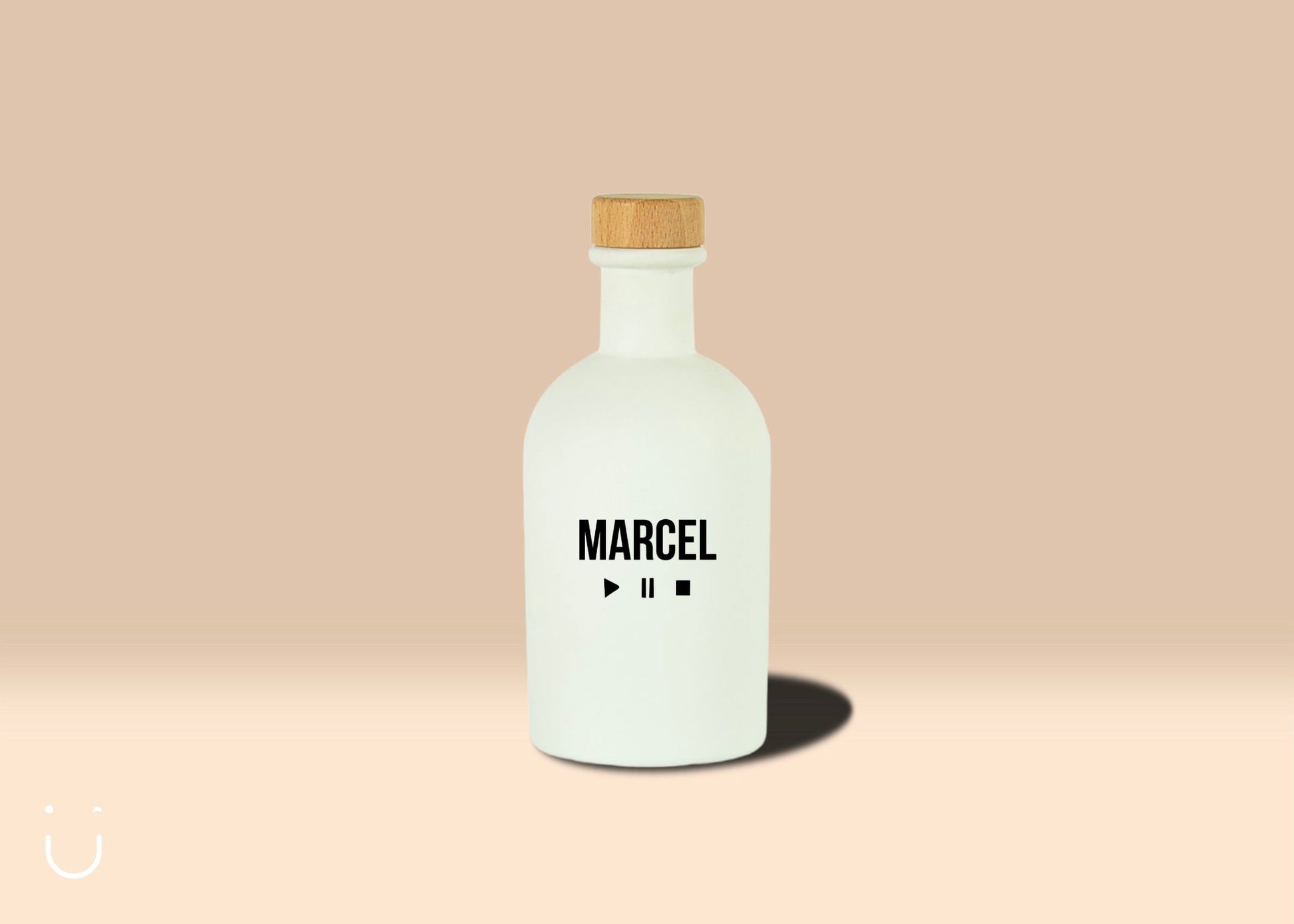 10x Luxe flesje met houten dop - Doopsuiker - Deugeniet - Doopsuiker diy