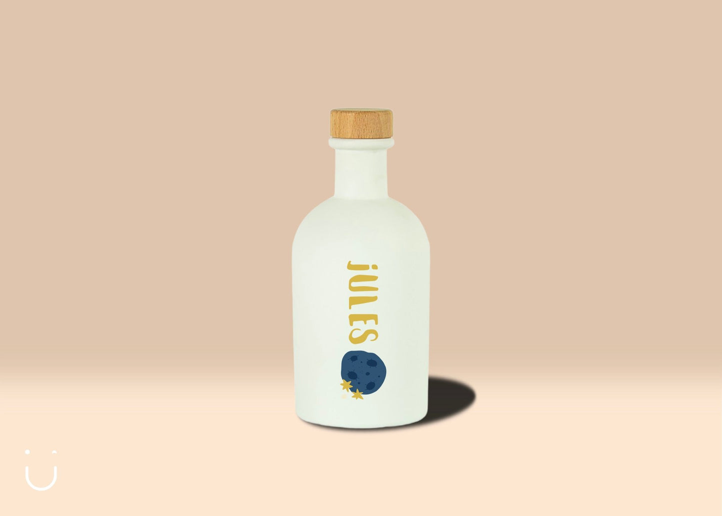 10x Luxe flesje met houten dop - Doopsuiker - Deugeniet - Doopsuiker diy