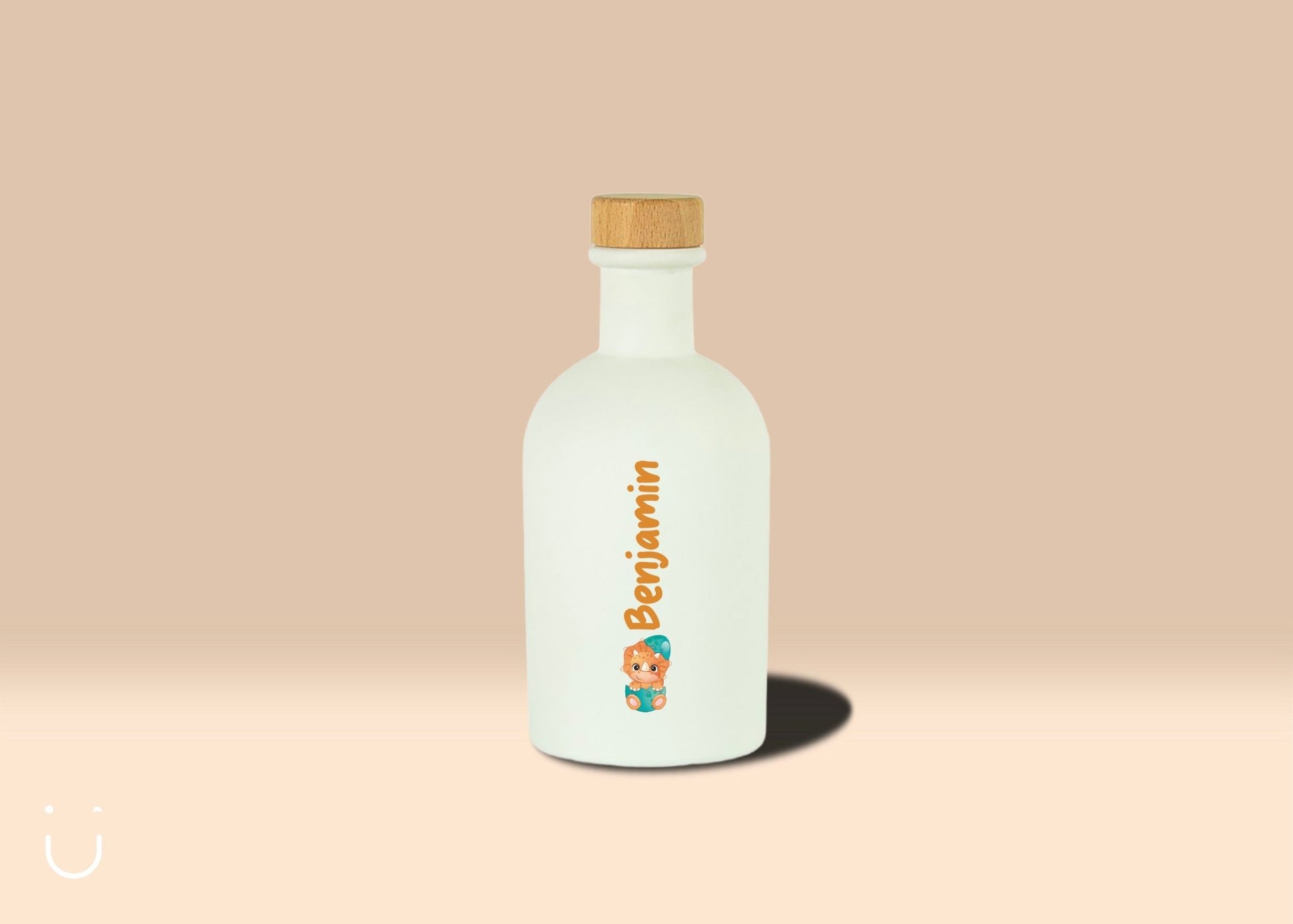 10x Luxe flesje met houten dop - Doopsuiker - Deugeniet - Doopsuiker diy