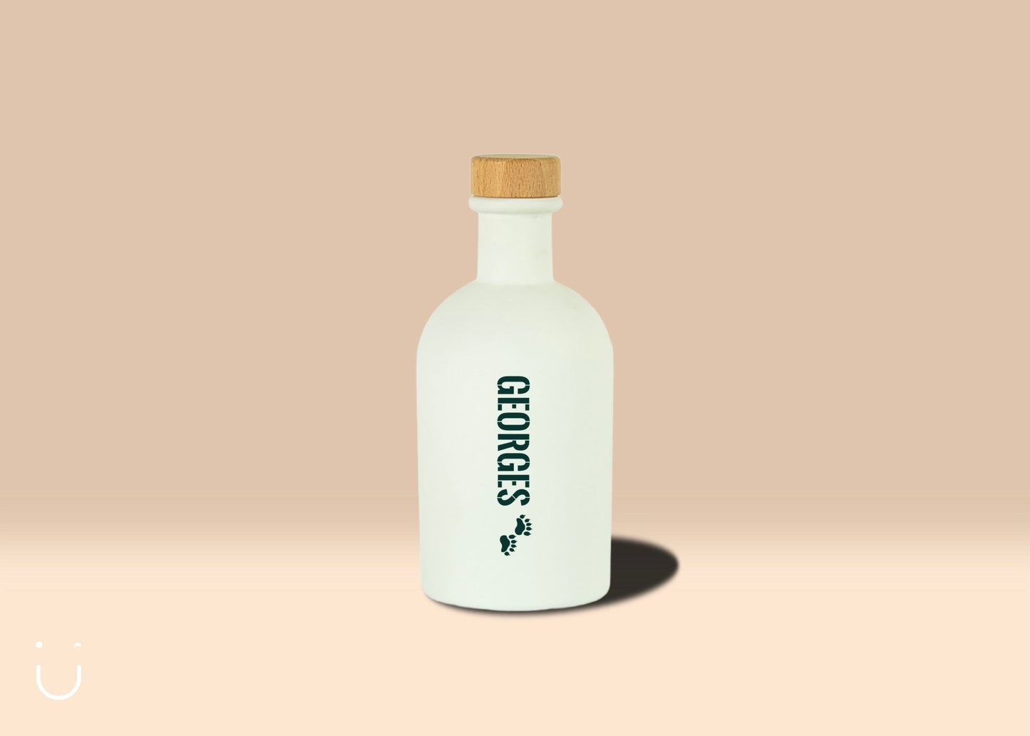 10x Luxe flesje met houten dop - Doopsuiker - Deugeniet - Doopsuiker diy