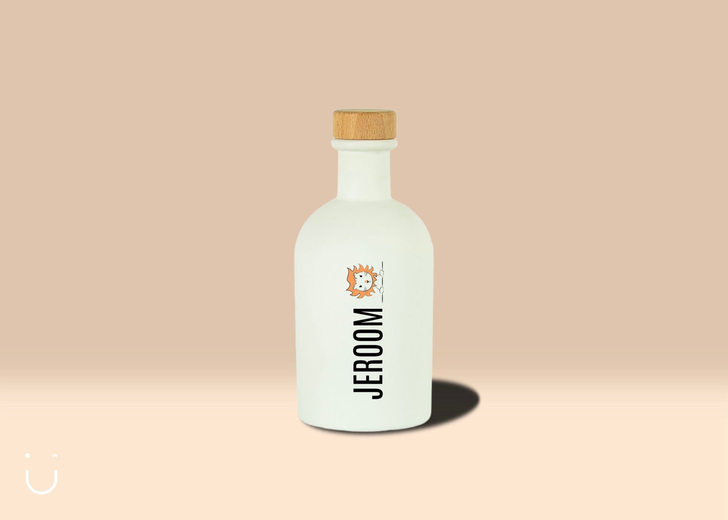 10x Luxe flesje met houten dop - Doopsuiker - Deugeniet - Doopsuiker diy