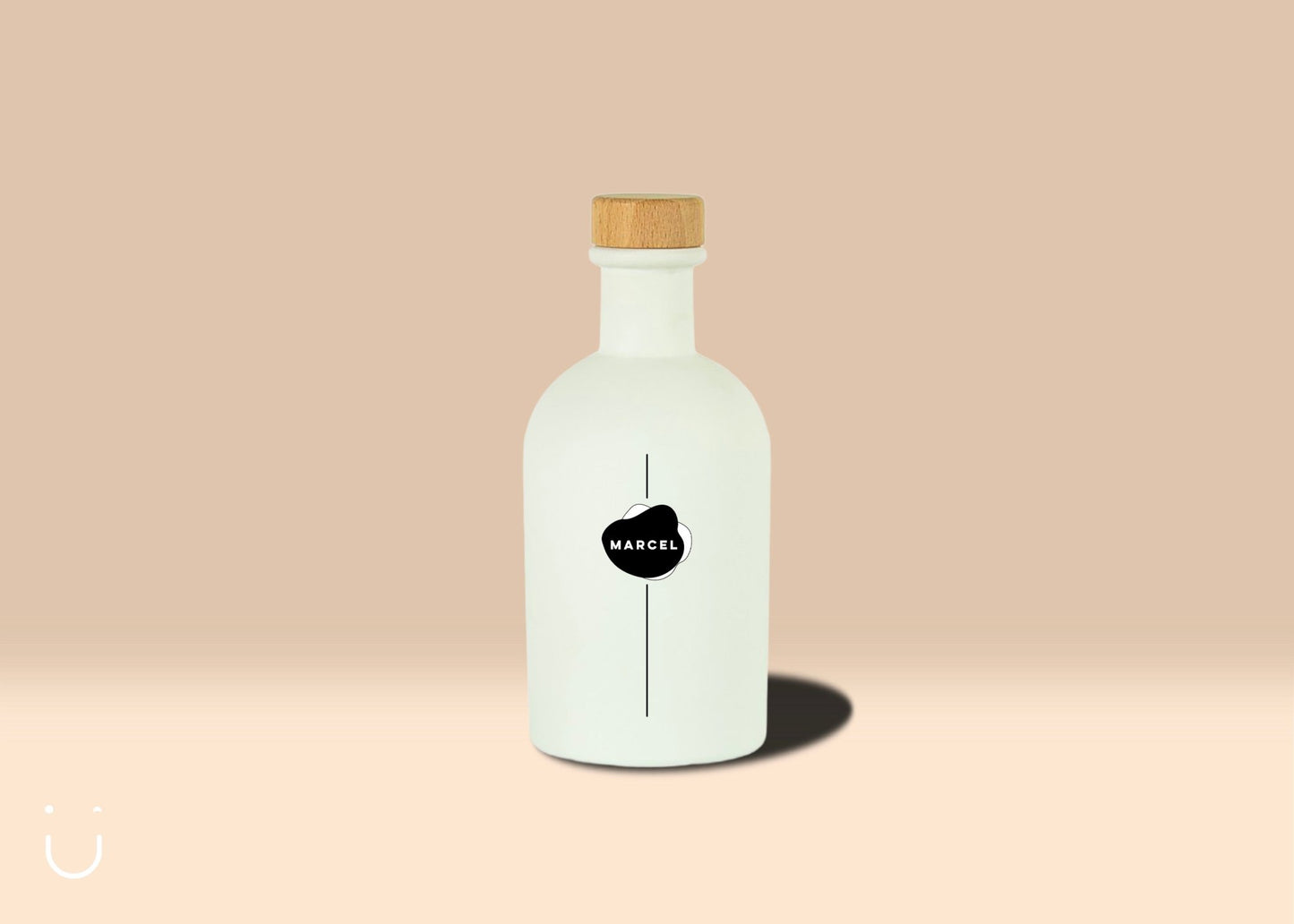 10x Luxe flesje met houten dop - Doopsuiker - Deugeniet - Doopsuiker diy