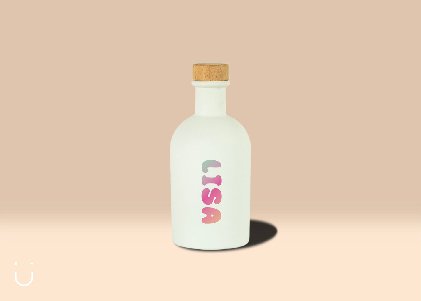 10x Luxe flesje met houten dop - Doopsuiker - Deugeniet - Doopsuiker diy