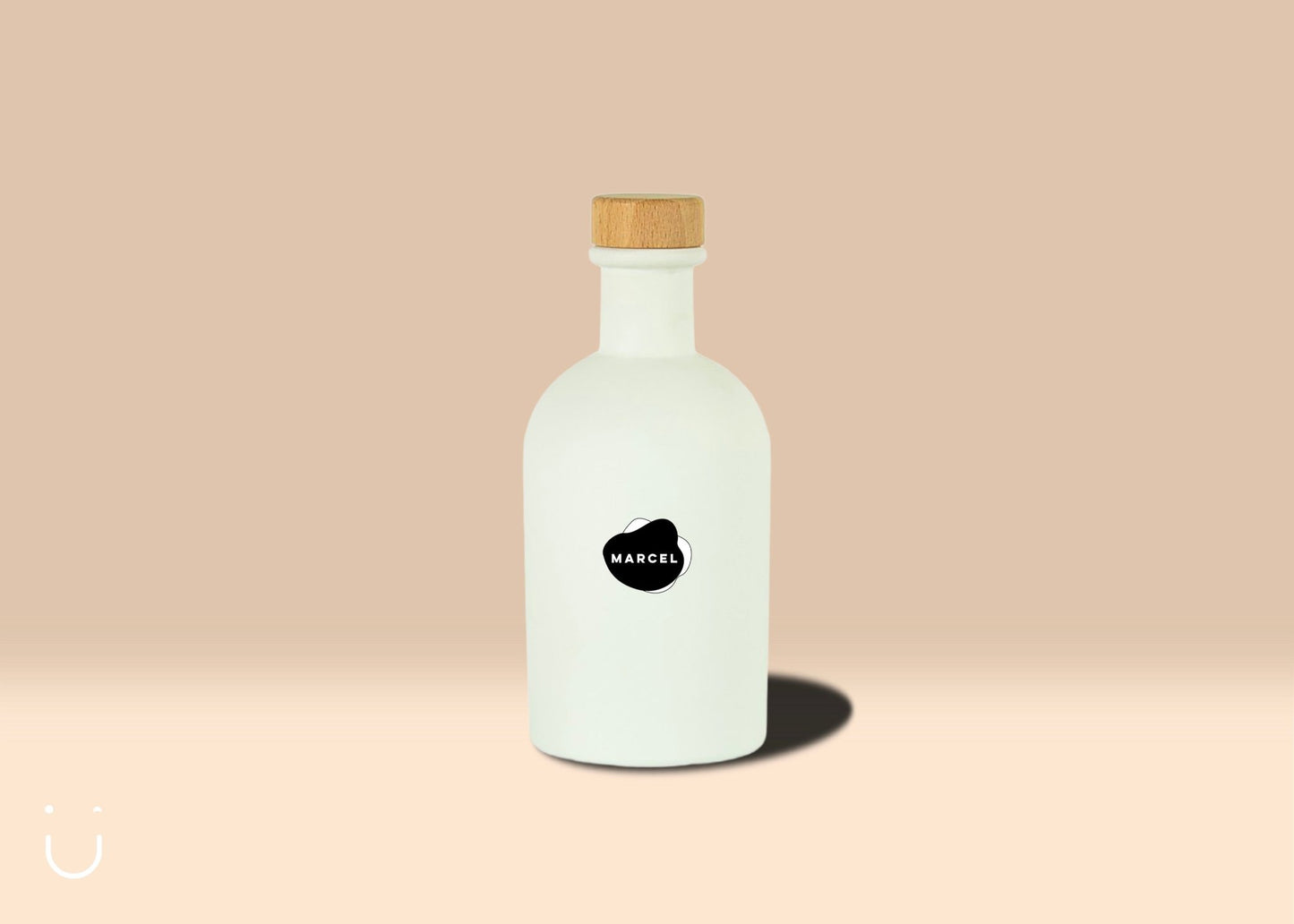 10x Luxe flesje met houten dop - Doopsuiker - Deugeniet - Doopsuiker diy