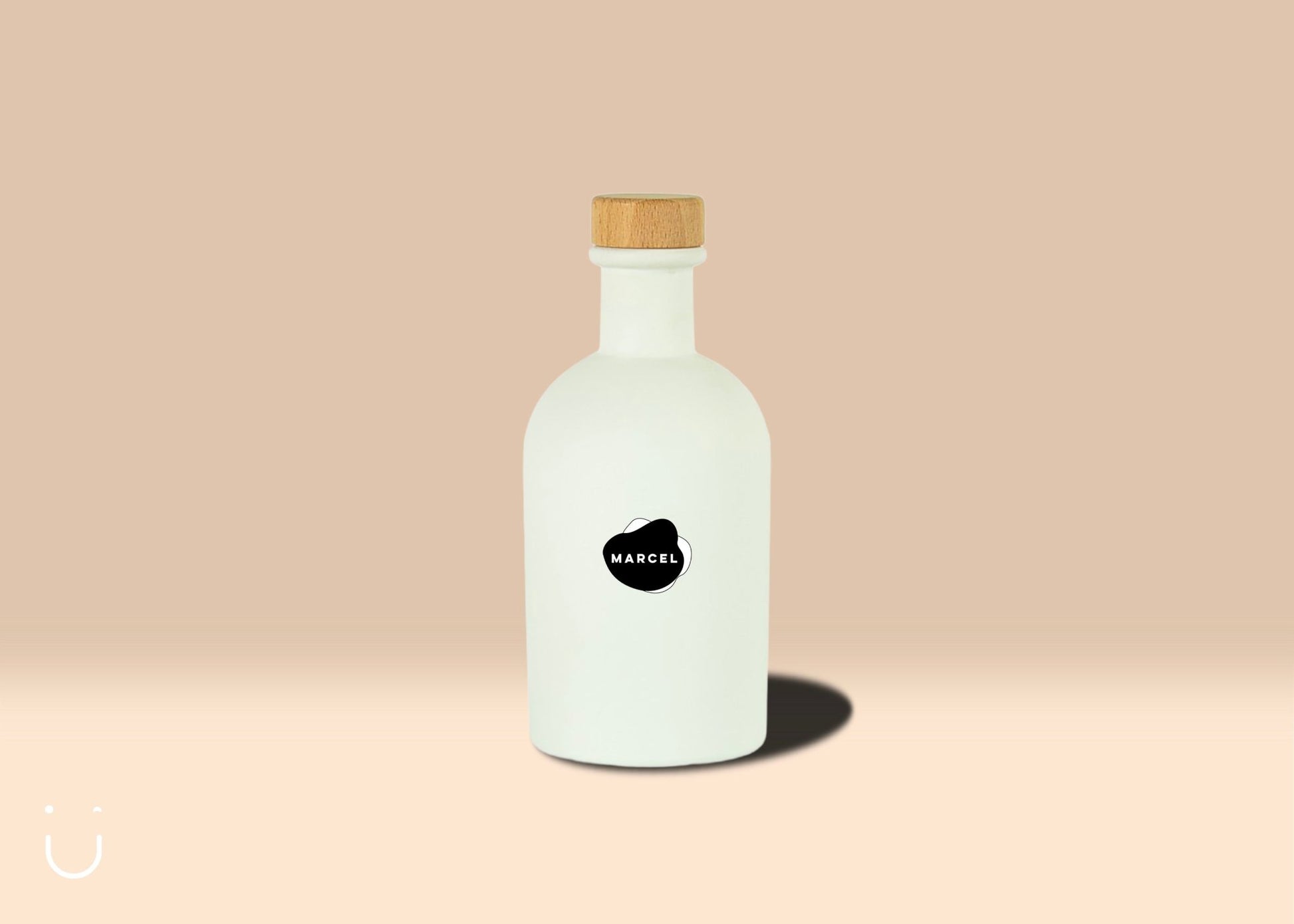 10x Luxe flesje met houten dop - Doopsuiker - Deugeniet - Doopsuiker diy