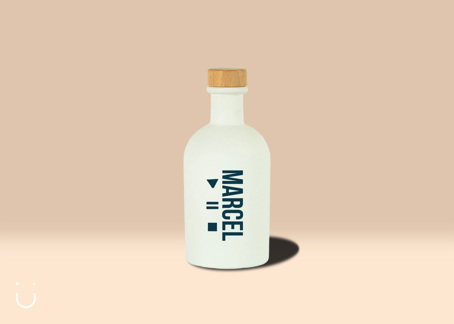 10x Luxe flesje met houten dop - Doopsuiker - Deugeniet - Doopsuiker diy