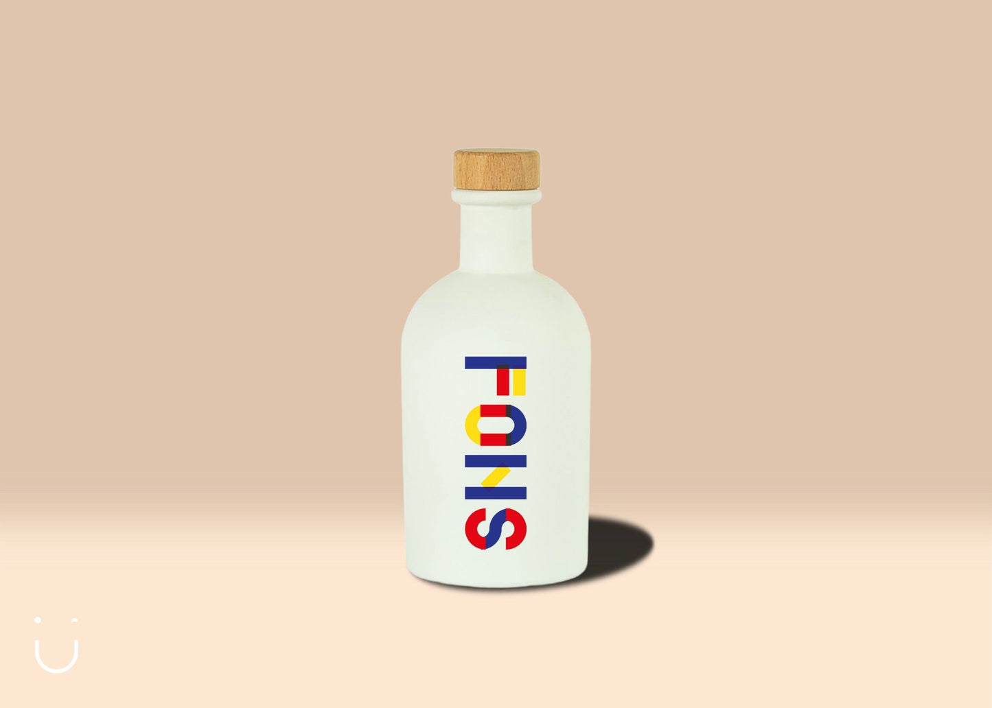 10x Luxe flesje met houten dop - Doopsuiker - Deugeniet - Doopsuiker diy