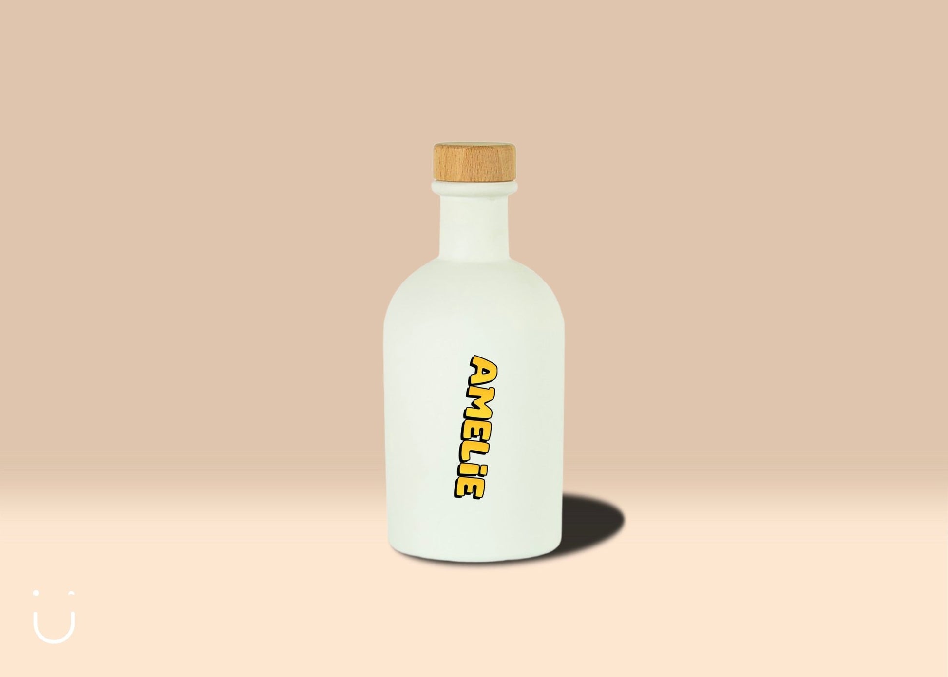 10x Luxe flesje met houten dop - Doopsuiker - Deugeniet - Doopsuiker diy