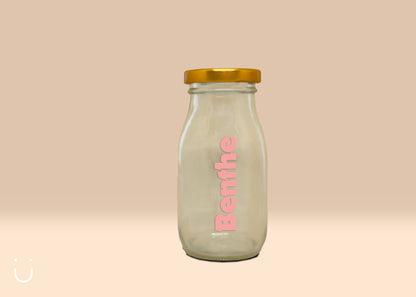 10x Melkflesje met naam - Deugeniet - Doopsuiker diy