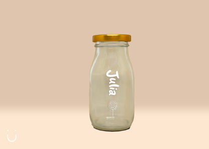 10x Melkflesje met naam - Deugeniet - Doopsuiker diy