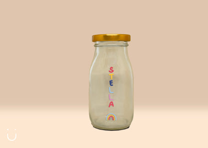 10x Melkflesje met naam - Deugeniet - Doopsuiker diy