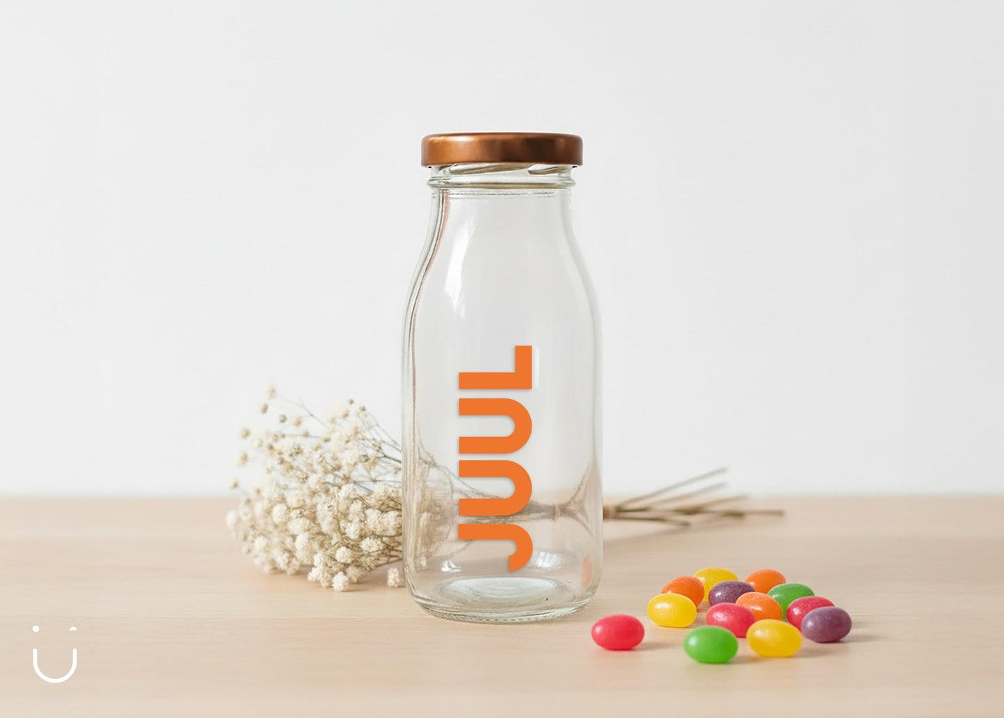 10x Melkflesje met naam - Doopsuiker - Deugeniet - Doopsuiker diy