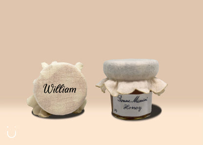 10x Mini honing met eigen ontwerp - Bedankje communie - Deugeniet - Communiebedankjes