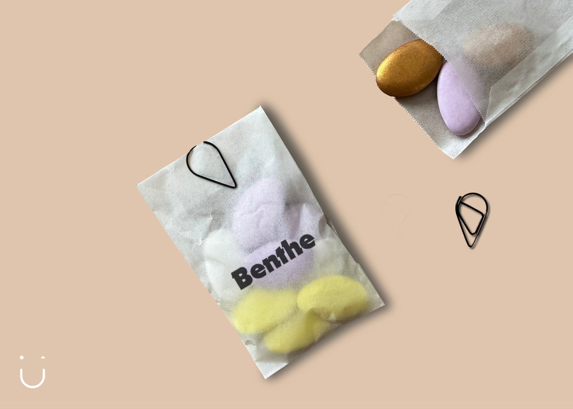 10x Pergamijn zakje met druppelclip - Doopsuiker - Deugeniet - Doopsuiker diy