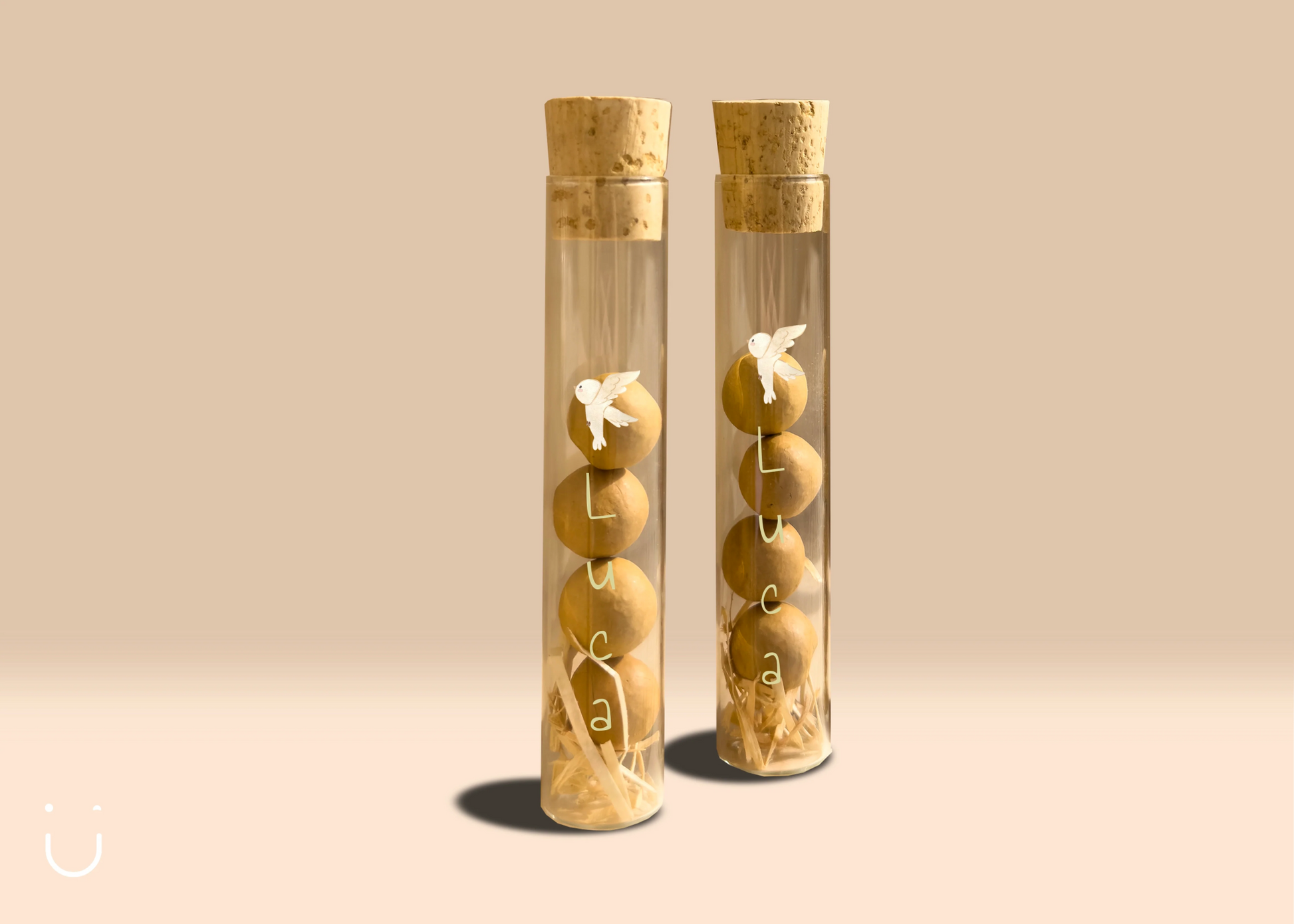 10x Proefbuisje met eigen ontwerp - Bedankje communie - Deugeniet - Communiebedankjes