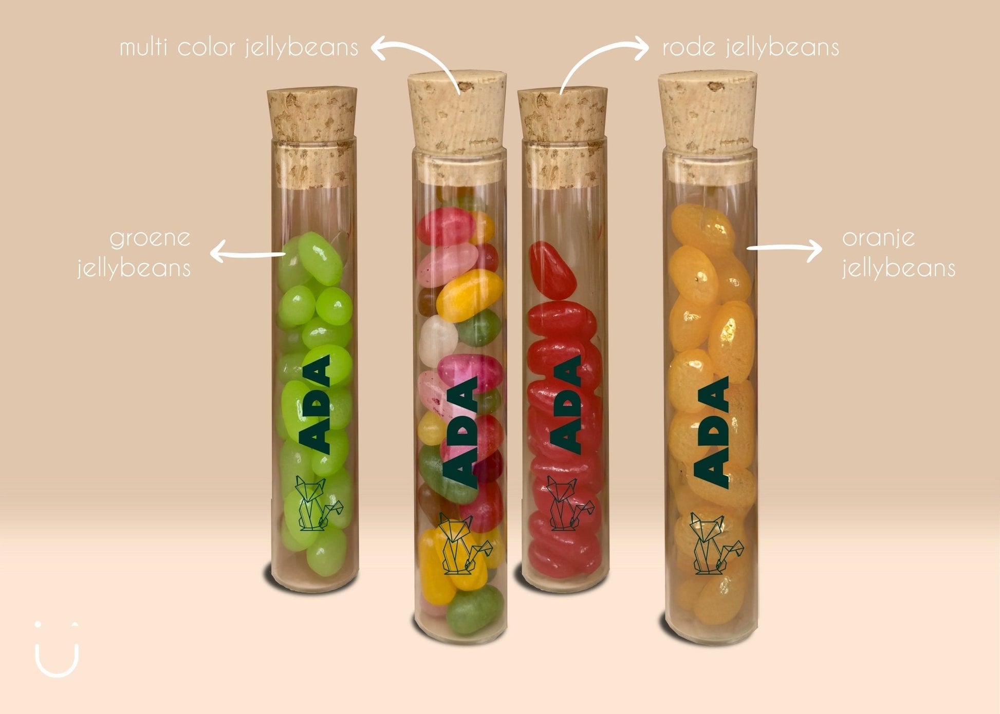 10x Proefbuisje met eigen ontwerp - Bedankje communie - Deugeniet - Communiebedankjes