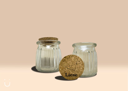 10x Ribbelpotje met naam - Deugeniet - Doopsuiker diy
