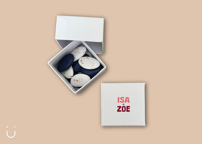 10x wit doosje - Doopsuiker - Deugeniet - Doopsuiker diy