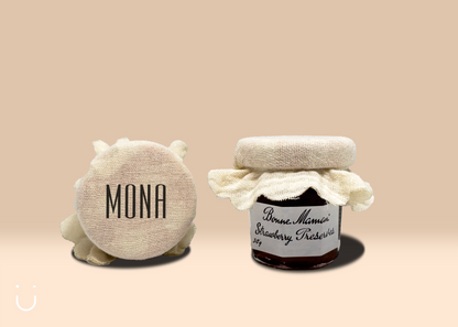 5x Mini confituurpotje - Deugeniet - Doopsuiker diy