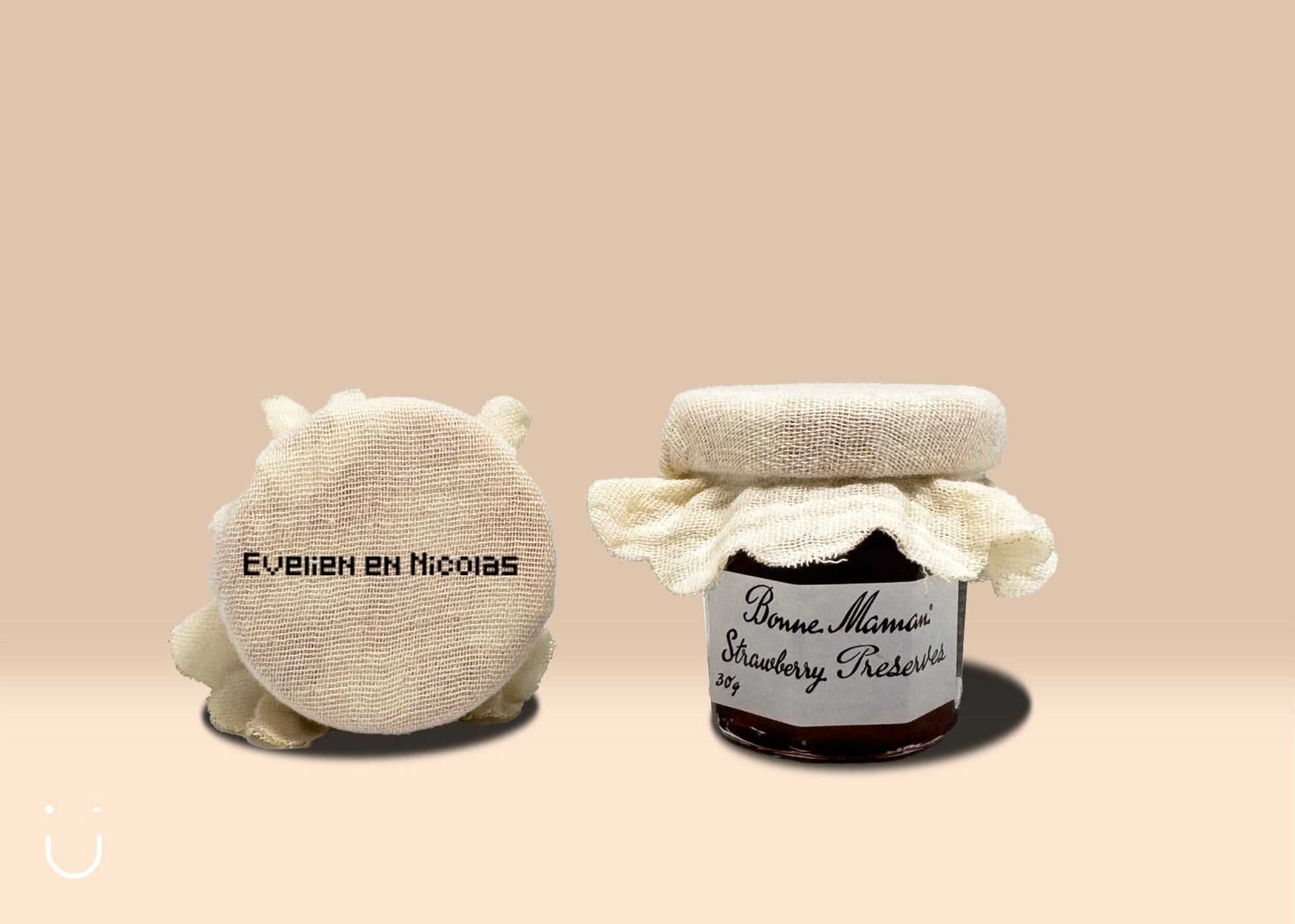 5x Mini confituurpotje - trouw - Deugeniet - Huwelijk bedankjes