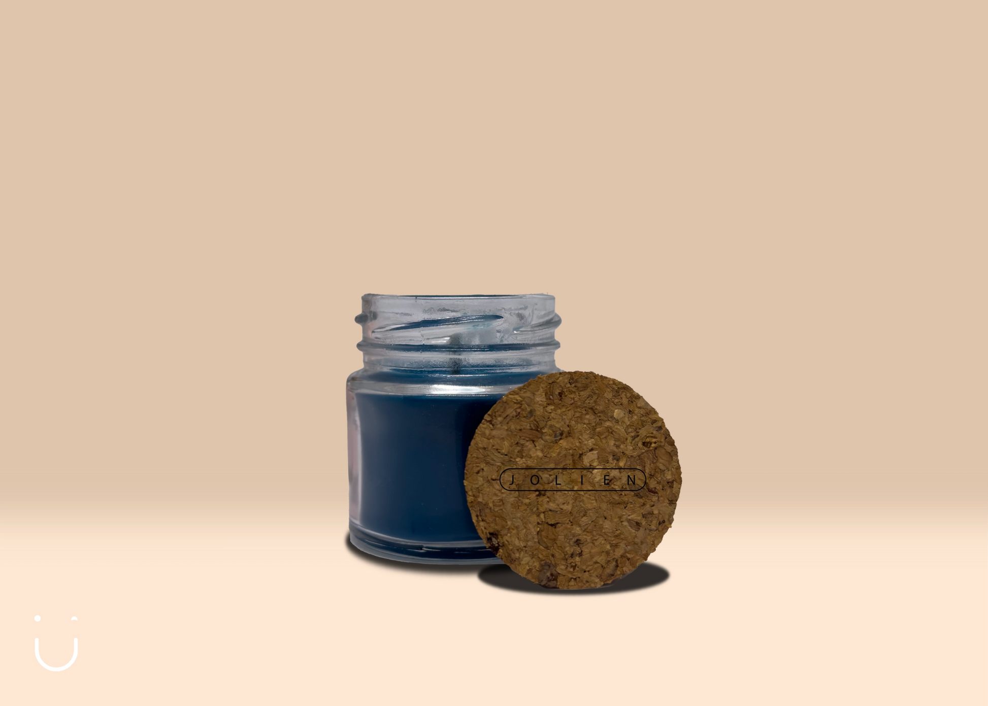 5x Mini geurkaars - Blauw - Deugeniet - Doopsuiker diy