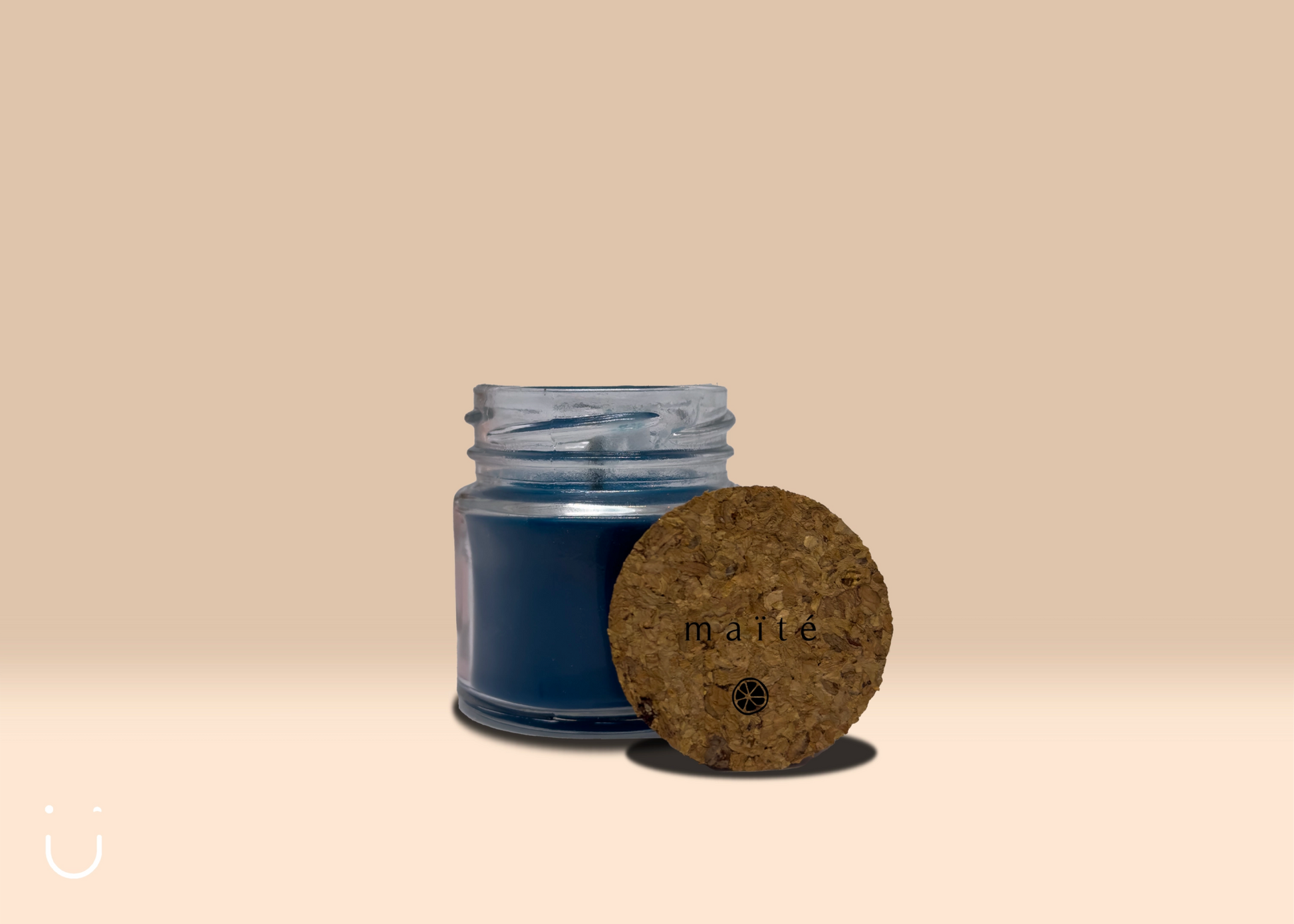 5x Mini geurkaars - Blauw - Deugeniet - Doopsuiker diy