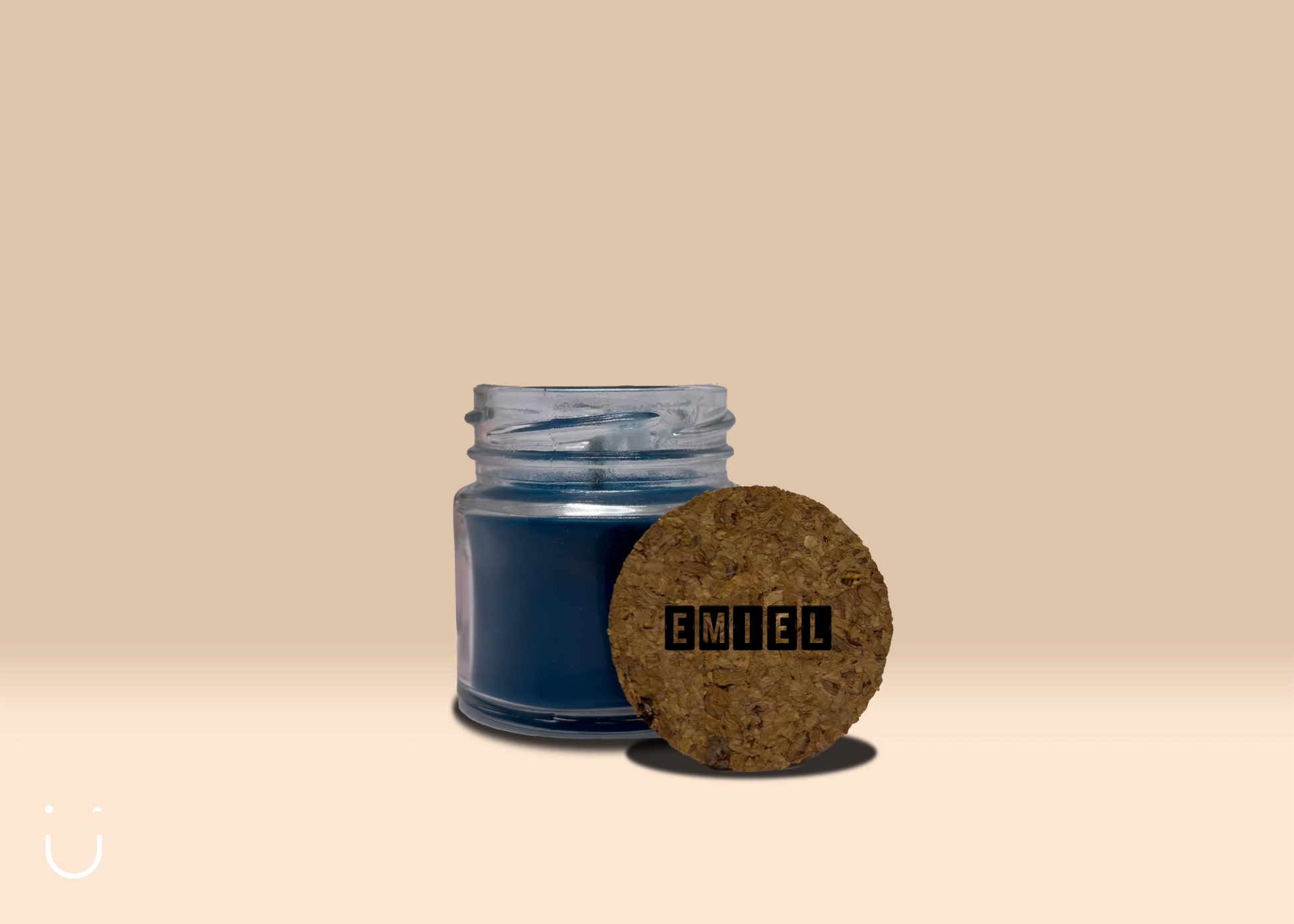 5x Mini geurkaars - Blauw - Deugeniet - Doopsuiker diy