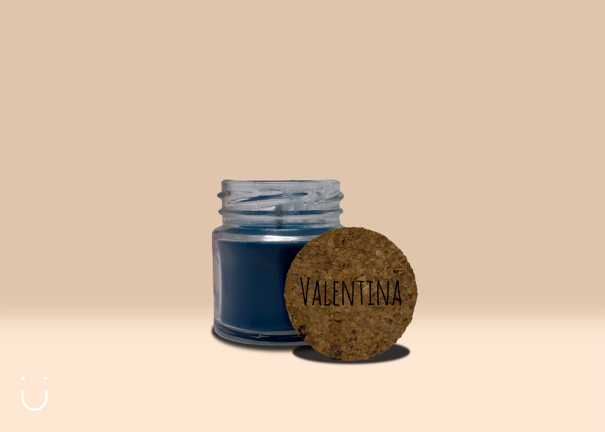 5x Mini geurkaars - Blauw - Deugeniet - Doopsuiker diy