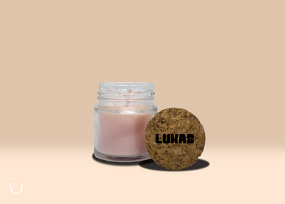 5x Mini geurkaars - Roze - Deugeniet - Doopsuiker diy