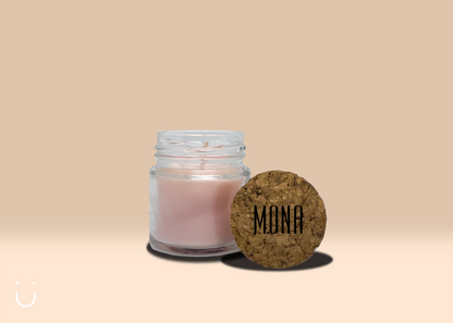 5x Mini geurkaars - Roze - Deugeniet - Doopsuiker diy