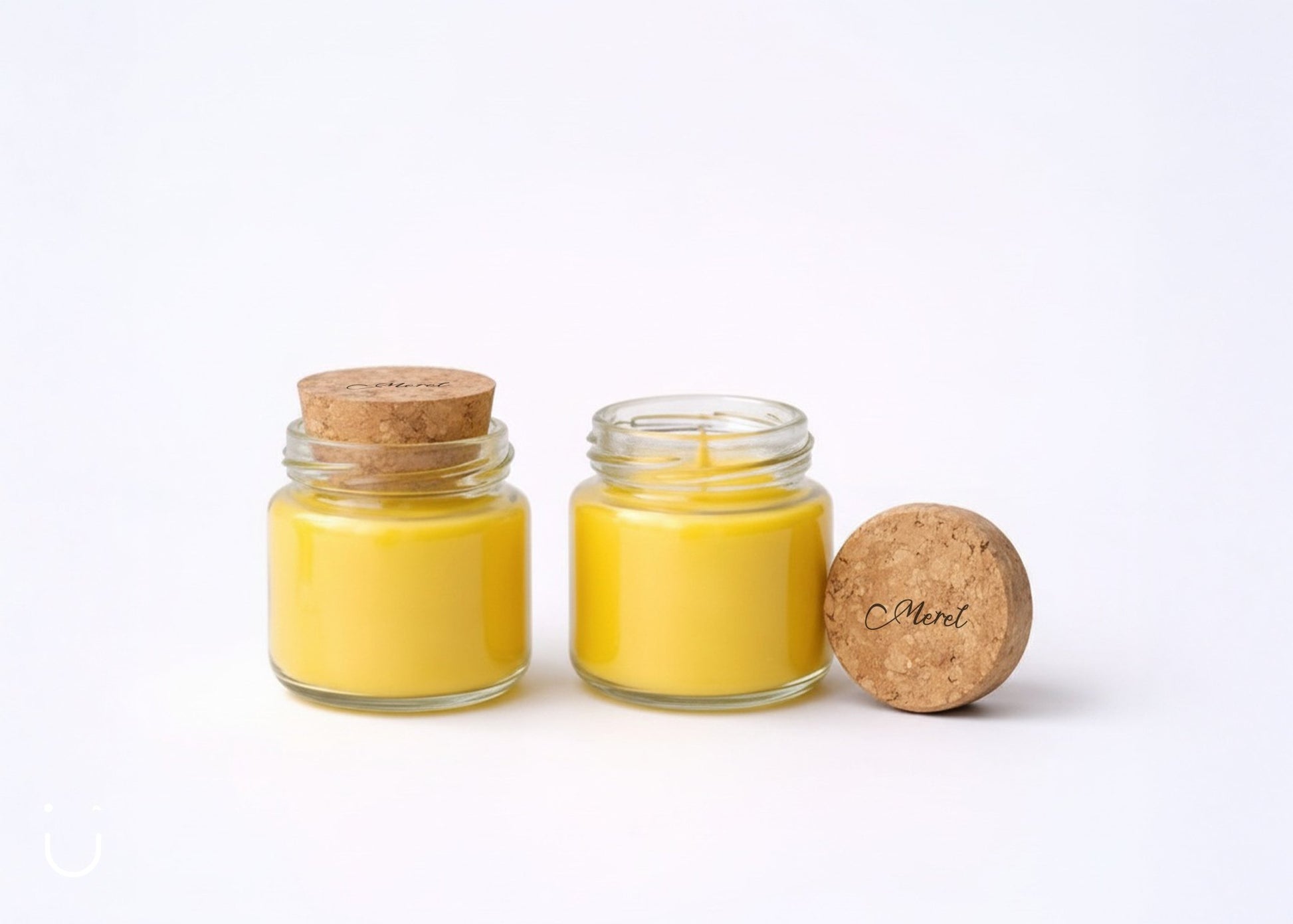 5x Mini kaars - Geel - Doopsuiker - Deugeniet - Doopsuiker diy