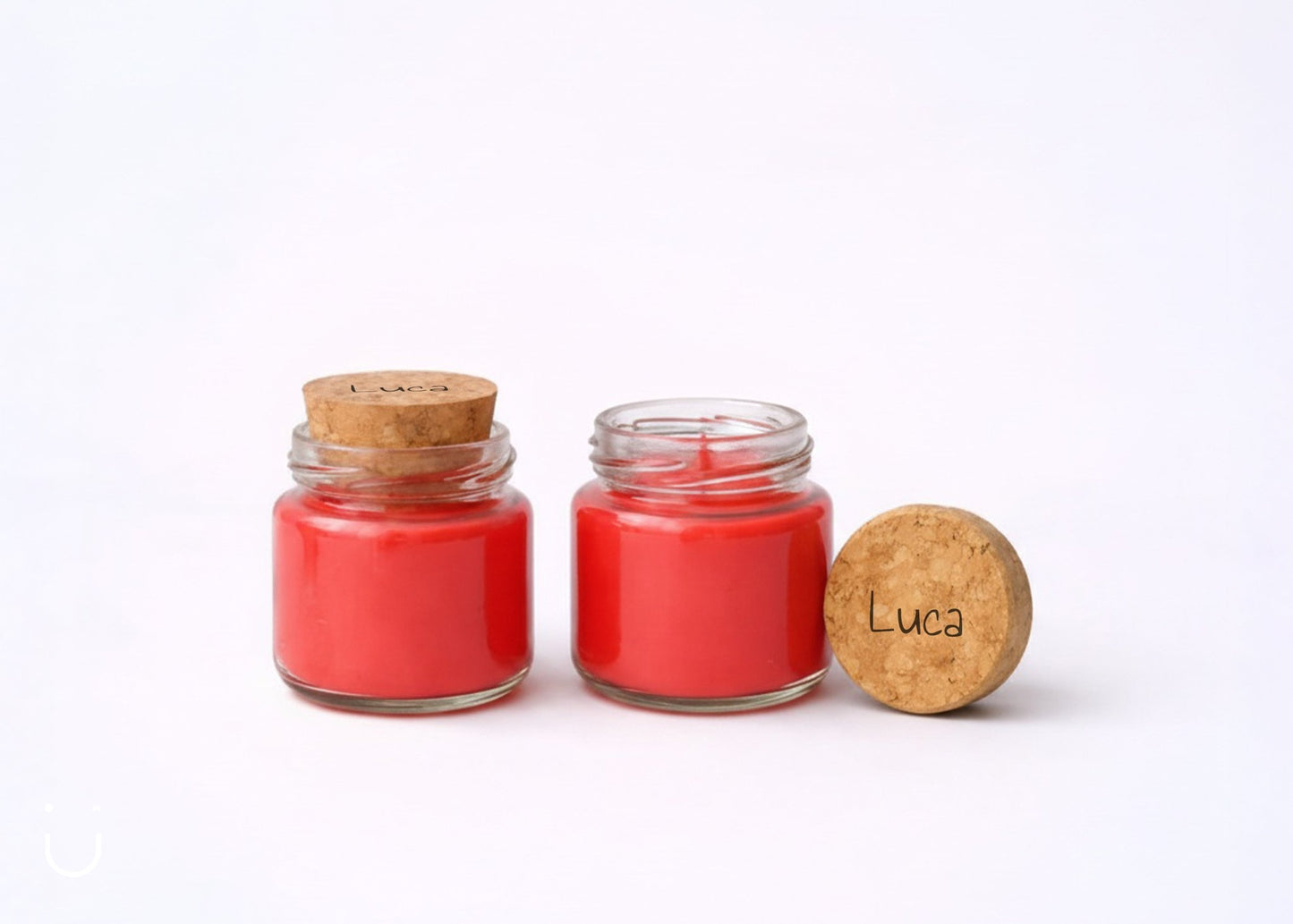 5x Mini kaars - Rood - Doopsuiker - Deugeniet - Doopsuiker diy