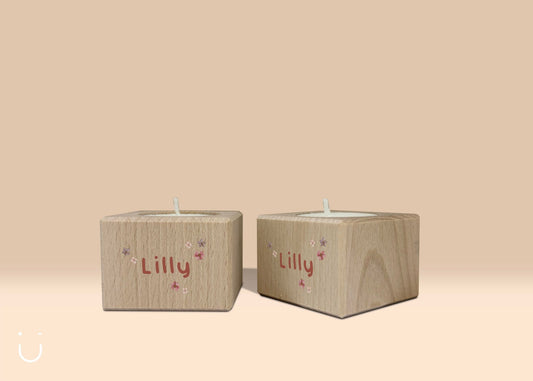 5x Theelichthouder - Deugeniet - Doopsuiker diy