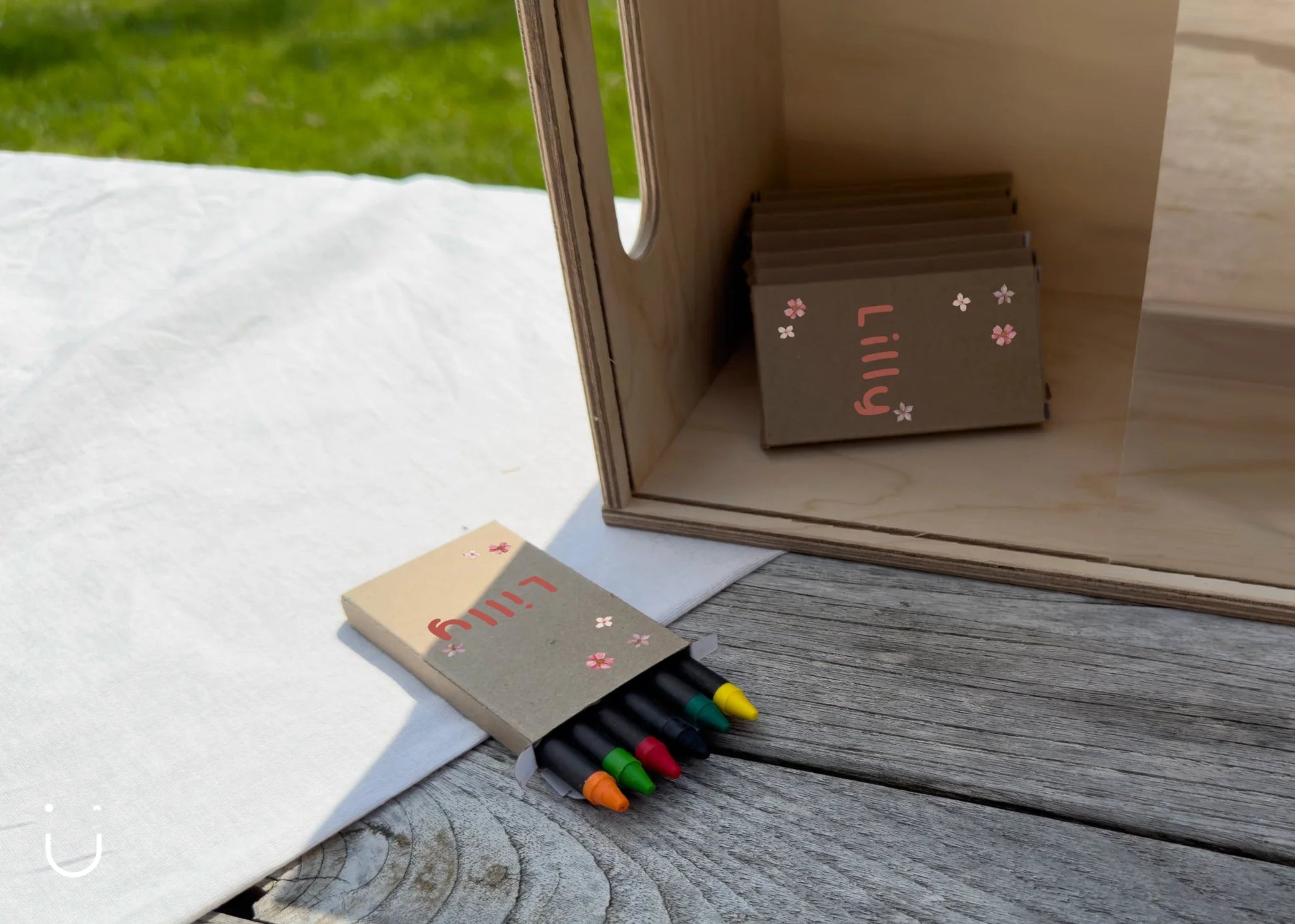 5x Waskrijtjes met eigen ontwerp - Bedankje communie - Deugeniet - Communiebedankjes