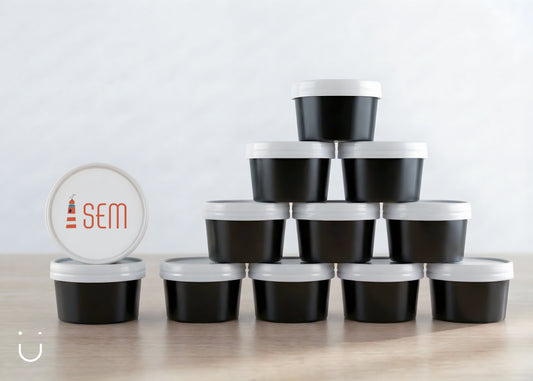 10x Deugeniet doopsuiker doosje - Zwart