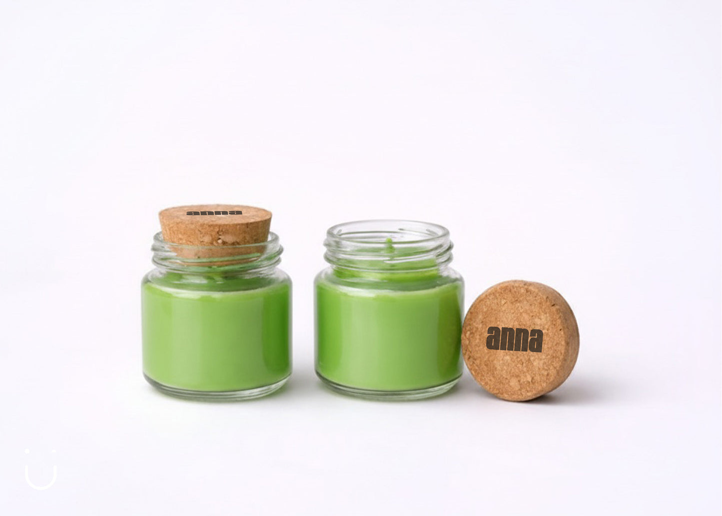 Mini kaars - Groen - Doopsuiker